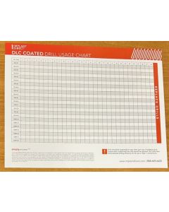 OL-761 - DLC Drill Usage Chart (Single) (Limit 10) - (USA ONLY)